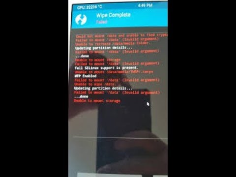 Tutorial atasi masalah Failed To Mount System (Invalid Argument) pada Mito Fantasy Lite A313 via TWRP