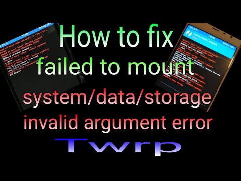 Panduan atasi masalah Failed To Mount System (Invalid Argument) pada Mito 898 via TWRP