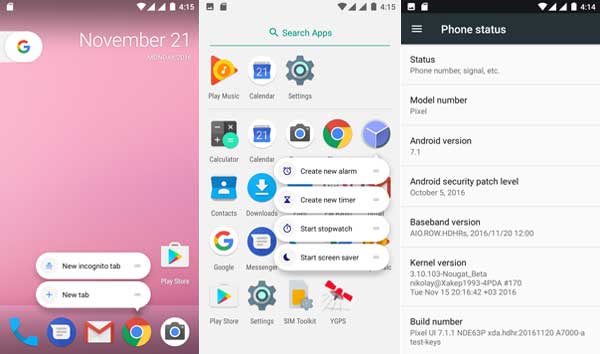 Custom ROM Mito Fullview A21 Pixel Experience