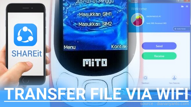 Cara Mudah Transfer File via Wifi di Mito 220 Menggunakan ShareIt Terbaru