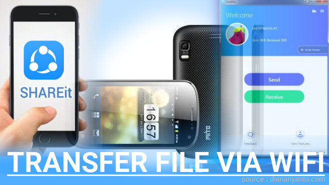 Transfer File via Wifi di Mito 898 Menggunakan ShareIt Versi Baru