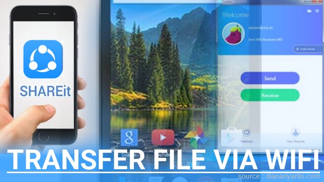 Transfer File via Wifi di Mito A10 Impact Menggunakan ShareIt Versi Baru