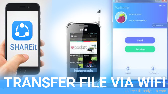 Tutorial Transfer File via Wifi di Mito A100 Menggunakan ShareIt Terbaru