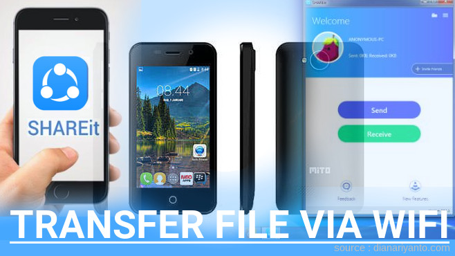 Tips Transfer File via Wifi di Mito A120 Menggunakan ShareIt Terbaru