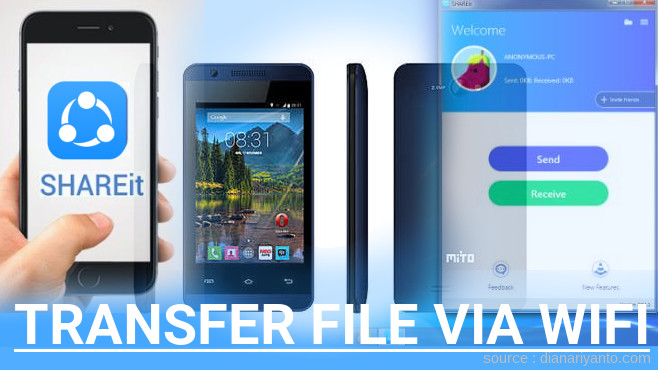 Transfer File via Wifi di Mito A750 Menggunakan ShareIt Versi Baru