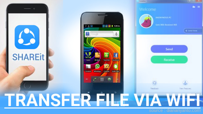 Kirim dan Transfer File via Wifi di Mito A78 Menggunakan ShareIt Versi Baru