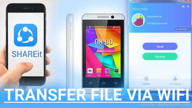 Kirim dan Transfer File via Wifi di Mito A850 Menggunakan ShareIt Terbaru