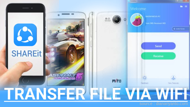 Mudahnya Transfer File via Wifi di Mito A95 Menggunakan ShareIt Versi Baru
