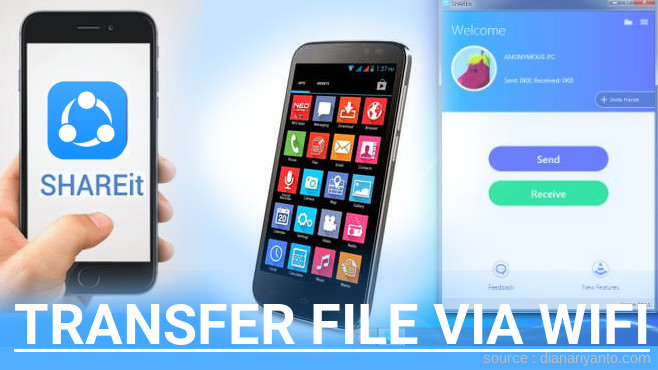 Kirim dan Transfer File via Wifi di Mito Fantasy 2 A250 Menggunakan ShareIt Versi Baru