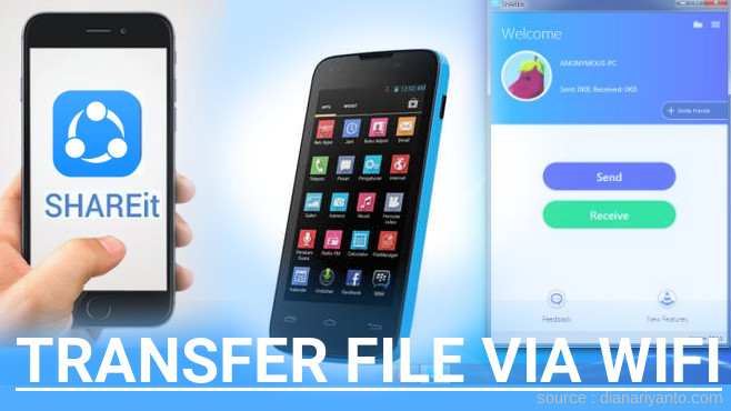 Transfer File via Wifi di Mito Fantasy 2 A310 Menggunakan ShareIt Terbaru