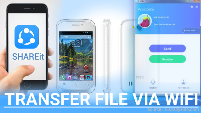 Mengenal Transfer File via Wifi di Mito Fantasy A313 Menggunakan ShareIt Terbaru
