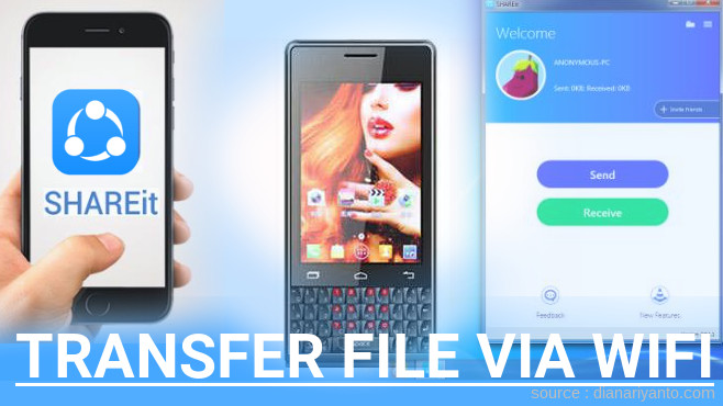 Kirim dan Transfer File via Wifi di Mito Fantasy A350 Menggunakan ShareIt Versi Baru