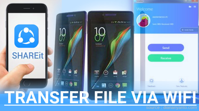 Transfer File via Wifi di Mito Fantasy A50 Menggunakan ShareIt Terbaru