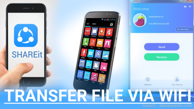 Tips Transfer File via Wifi di Mito Fantasy A68 Menggunakan ShareIt Versi Baru