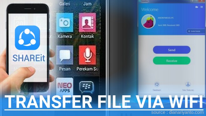 Cara Mudah Transfer File via Wifi di Mito Fantasy Lite A313 Menggunakan ShareIt Versi Baru