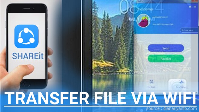 Transfer File via Wifi di Mito Fantasy Lite A600 Menggunakan ShareIt Versi Baru