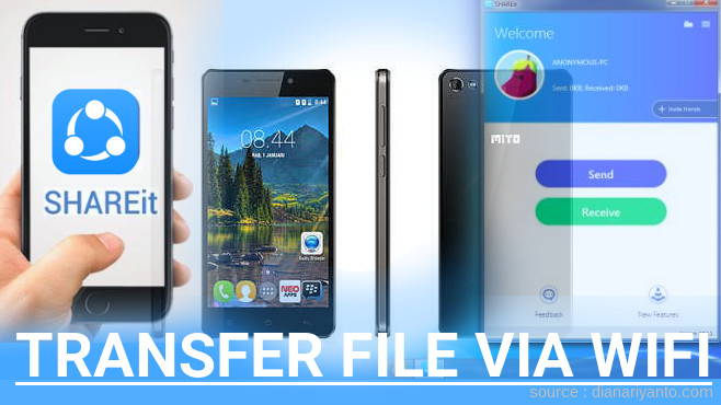 Tips Transfer File via Wifi di Mito Fantasy Max A38 Menggunakan ShareIt Versi Baru