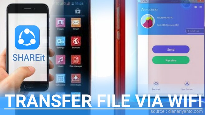 Cara Mudah Transfer File via Wifi di Mito Fantasy Mini A55 Menggunakan ShareIt Versi Baru