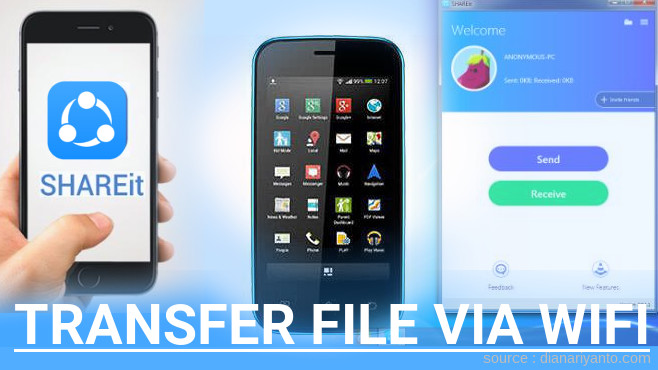 Cara Transfer File via Wifi di Mito Fantasy Mini A99 Menggunakan ShareIt Versi Baru