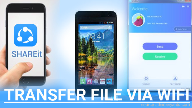 Mengenal Transfer File via Wifi di Mito Fantasy One A360 Menggunakan ShareIt Versi Baru