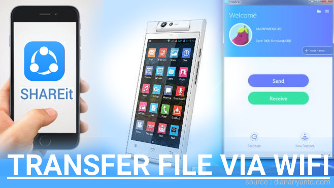 Cara Transfer File via Wifi di Mito Fantasy Selfie 2 A18 Menggunakan ShareIt Terbaru
