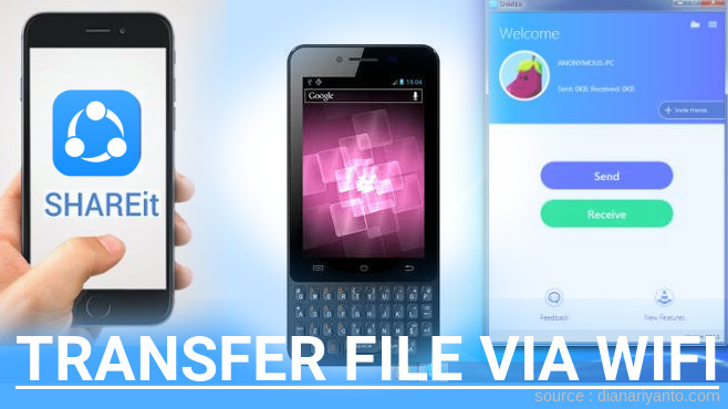 Mengenal Transfer File via Wifi di Mito Fantasy Text A500 Menggunakan ShareIt Terbaru