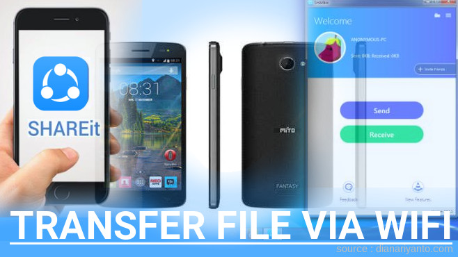 Mengenal Transfer File via Wifi di Mito Fantasy U A60 Menggunakan ShareIt Versi Baru