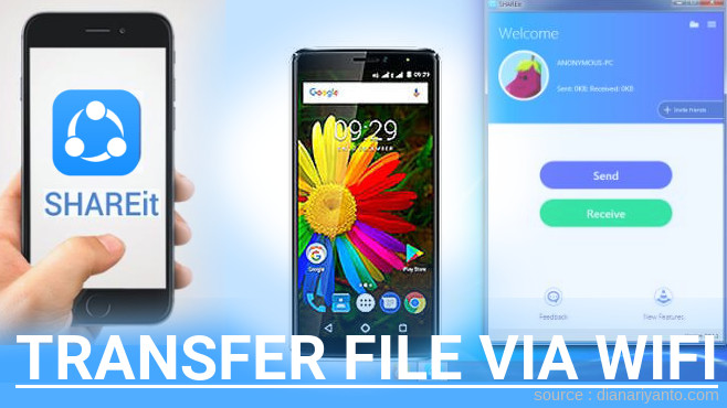 Cara Transfer File via Wifi di Mito Fullview A21 Menggunakan ShareIt Terbaru
