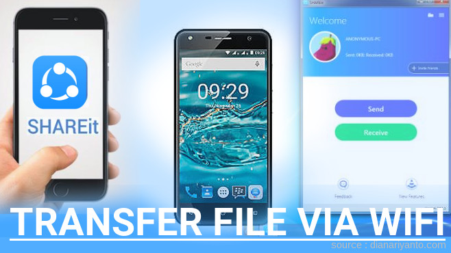 Cara Transfer File via Wifi di Mito Sprint A19 Menggunakan ShareIt Versi Baru