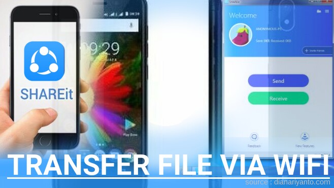 Transfer File via Wifi di Mito Z1 Menggunakan ShareIt Terbaru