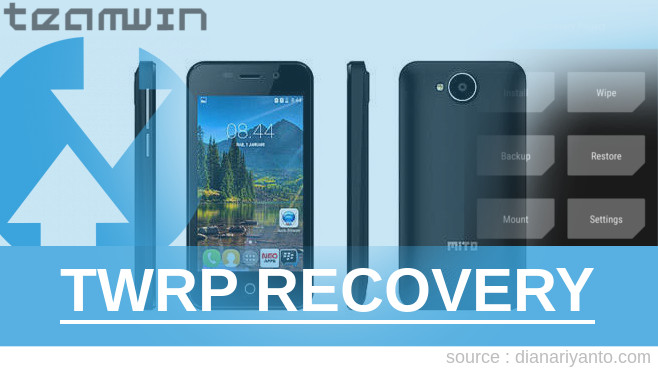 TWRP Recovery Mito A120 Temp