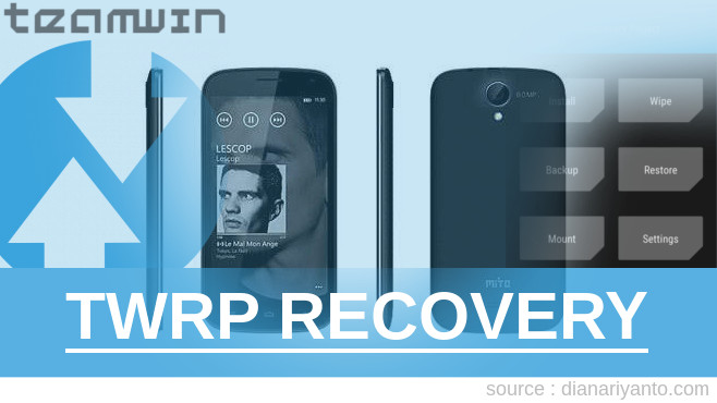 TWRP Recovery Mito A180 Tanpa Unlock Bootloader