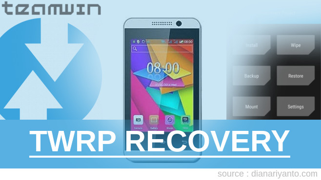TWRP Recovery Mito A910 Tanpa Komputer
