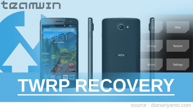 TWRP Recovery Mito Fantasy U A60 Tanpa PC